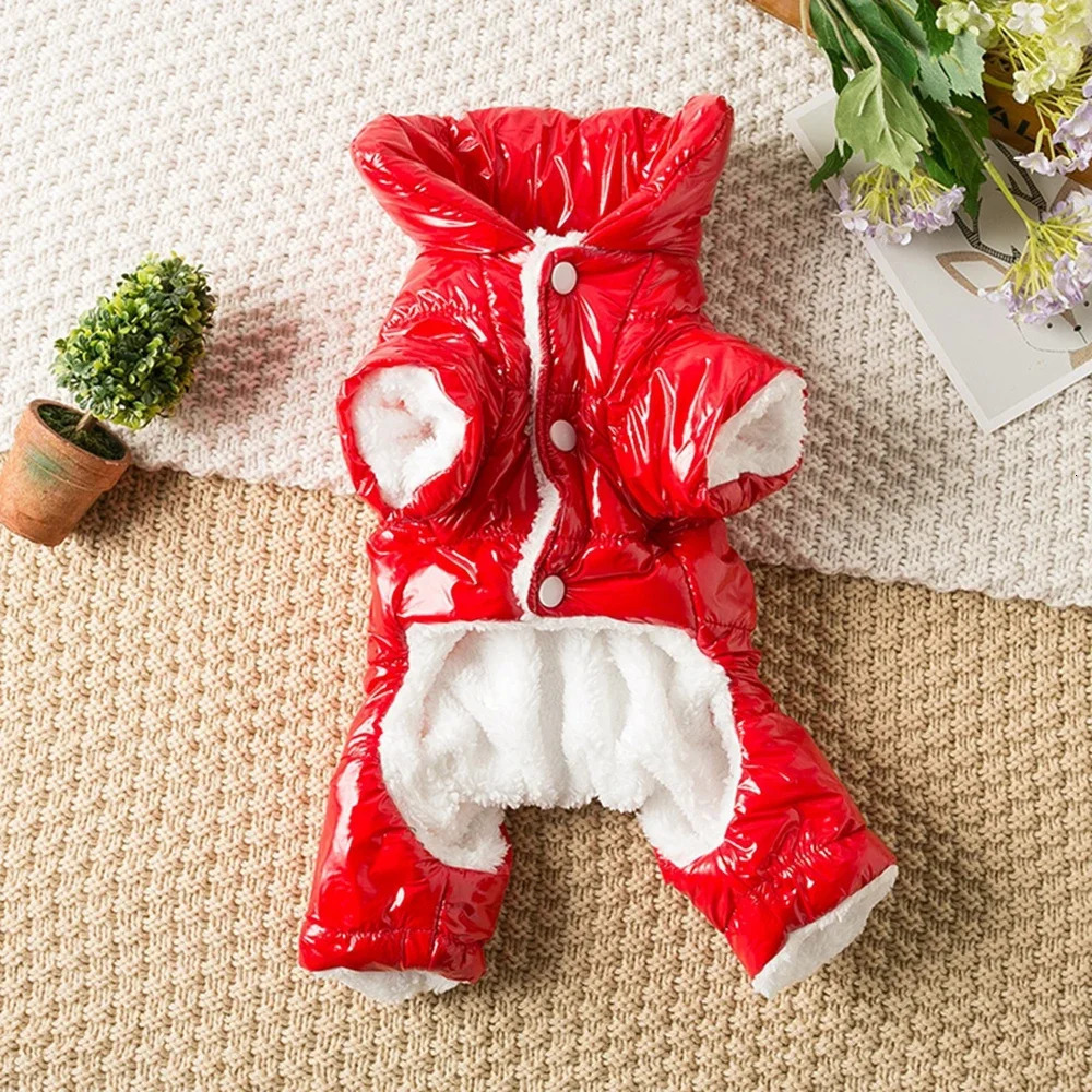 Winter Dog Clothes Windproof Overalls for Small Dogs Puppy Down Coat Jacket Waterproof Thicken Parka Dog Jumpsuit Pet Outfits 251103