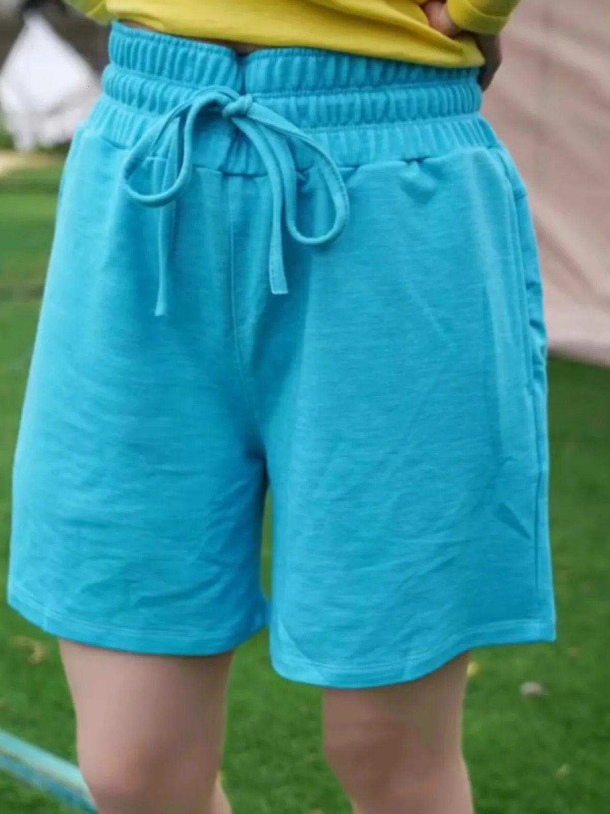 Outdoor womens spring and summer Merino wool quick drying casual shorts breathable slim sports running 250401