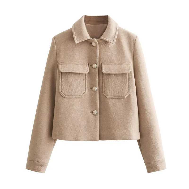 Womens Jacket New Fall 2025 Solid Color LongSleeved Metal ButtonEmbellied Lapel Jacket Casual Fashion Personality Versatile J251103
