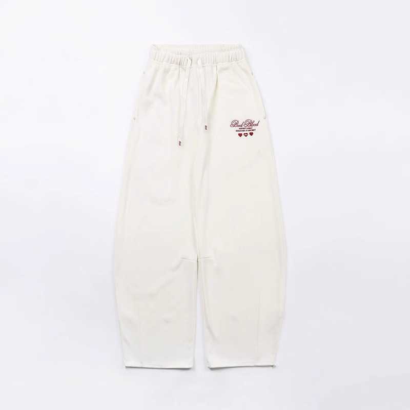 Korean Badblood casual pants for women American style slimming niche wide leg loose sports pants street dance straight leg pants Y250403GMRE