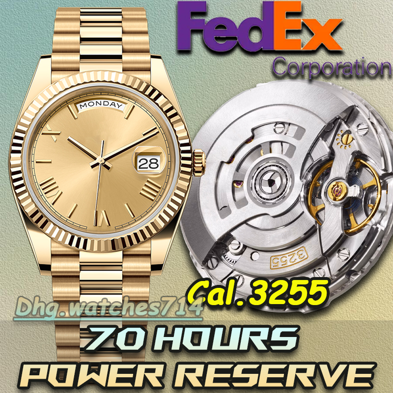 Mens Watch Designer Watches Men Super Qualtiy ARF Factory 40MM Cal.3255 Movement Automatic Mechanical Watch 904L Stainless Steel Sapphire Waterproof 12A Send Fedex