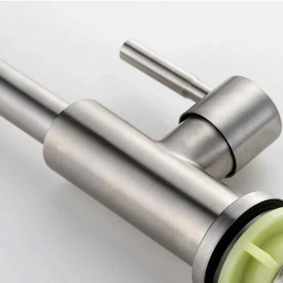 1x 304 Stainless Steel Kitchen Faucet Water ifier Single Lr Hole Tap Cold Kitchen Water Tap Sink Mixer Rotate Touch Sensor Y251104