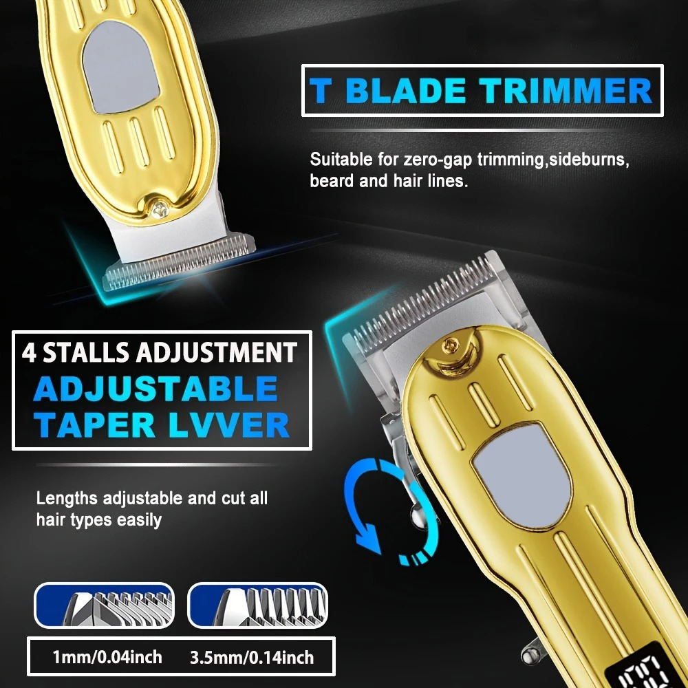 Hair Clippers for Men Professional Barber Clippers and Trimmers Set Cordless Hair Clippers for Hair Cutting Kit 251103 - view 3
