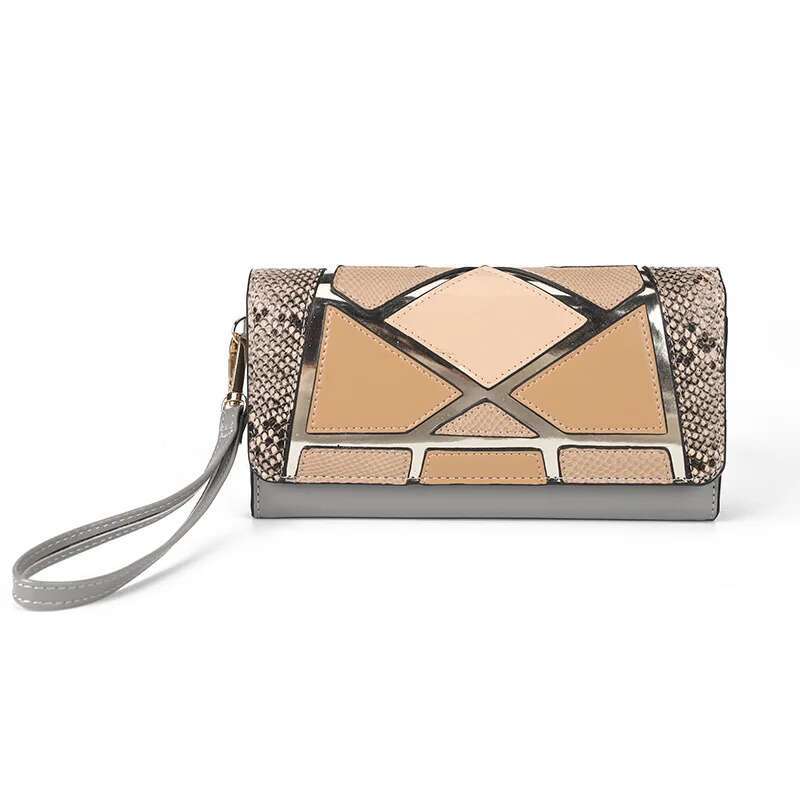 2025 New Women's Wallet Large Capacity Credit Card Clip PU Leather Elegant Designer Women's Long Wallet Trendy Bag2