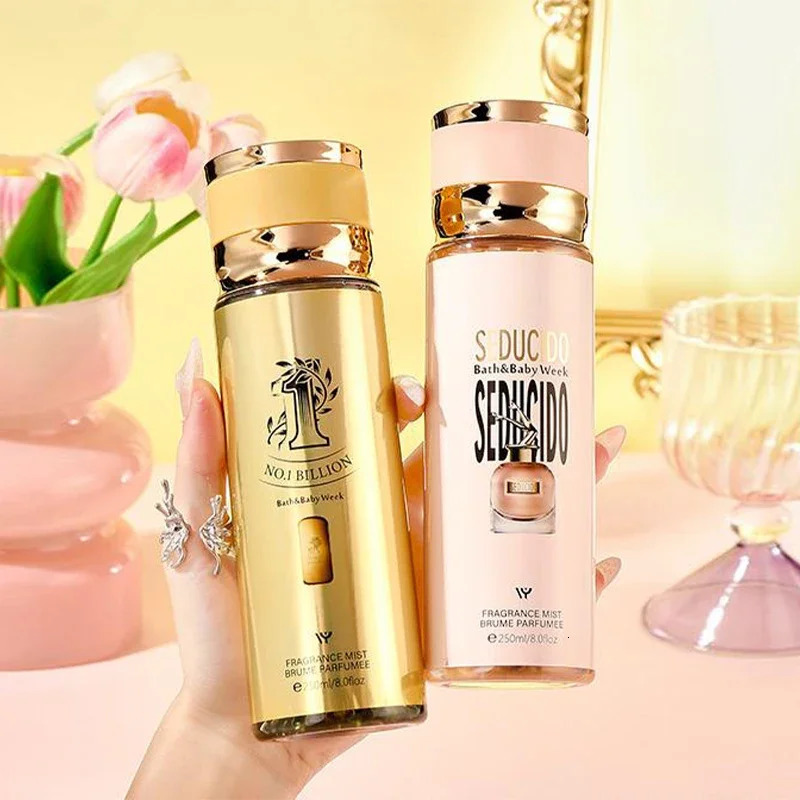 250ml Long-lasting Perfume Body Spray Fresh Floral Fruity Scent Middle Eastern Billion Musk Pheromone Charm Eau De Parfum 250328