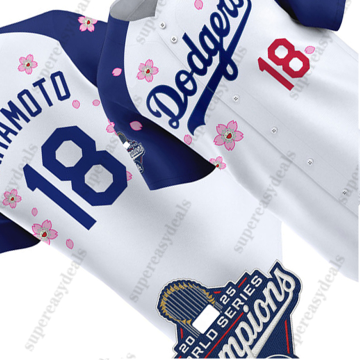 17 Shohei Ohtani Dodgers 2025 World Series championship Jerseys Yoshinobu Yamamoto Enrique Hernandez Freddie Freeman Mookie Betts Roki Sasaki custom j