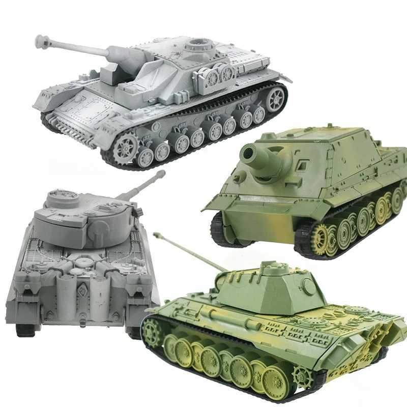 4D Tank Model Building Kits Military Assembly Educational Toys Decoration Highdensity Material Panther Tiger Turmtiger Assault C251104
