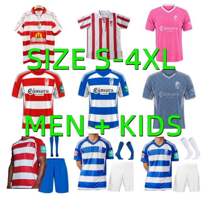 camiseta 2025 2026 Granada CF soccer jerseys 1997 1998 2005 2006 RETRO M.UZUNI CALLEJON A.PUERTAS SORO 25 26 Granada JesUs Vallejo Shon F.DIEDHIOU C.NEVA football shirts