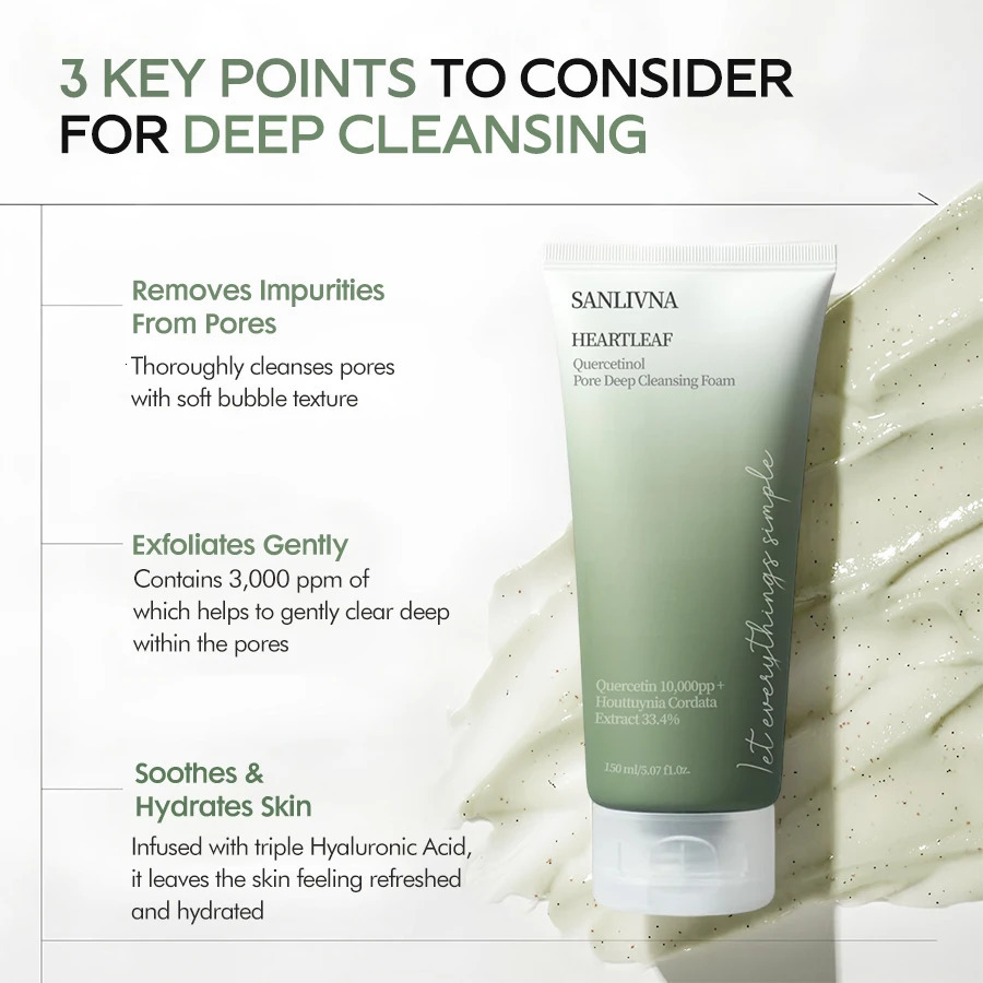 Sanlivna Korean Skincare Heartleaf 4Piece Set Oil Balance with Soothing Complex 251030