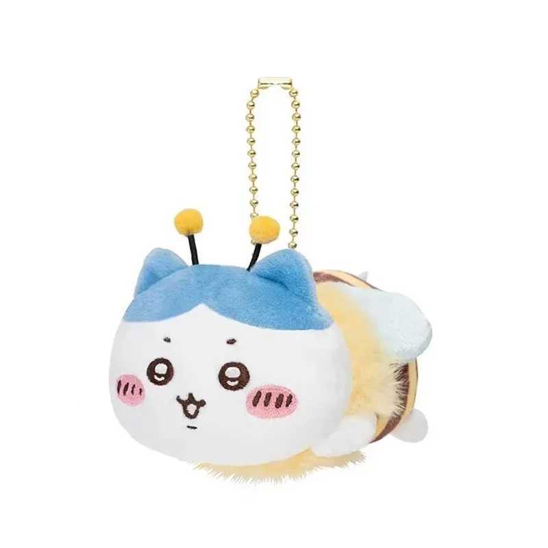 Chiikawa Bee Serie Plush Keychain Kawaii Bag Pendant Cute Hachiware USAGI Soft Stuff Accessories Birthday Gift for FansW251103