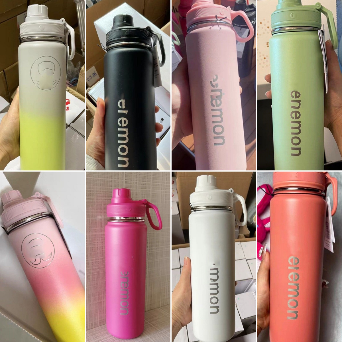 Insulated Stainless Steel Water Bottle with Straw, BPA-Free Sports Water Bottle, Great for Travel Durable Reusable