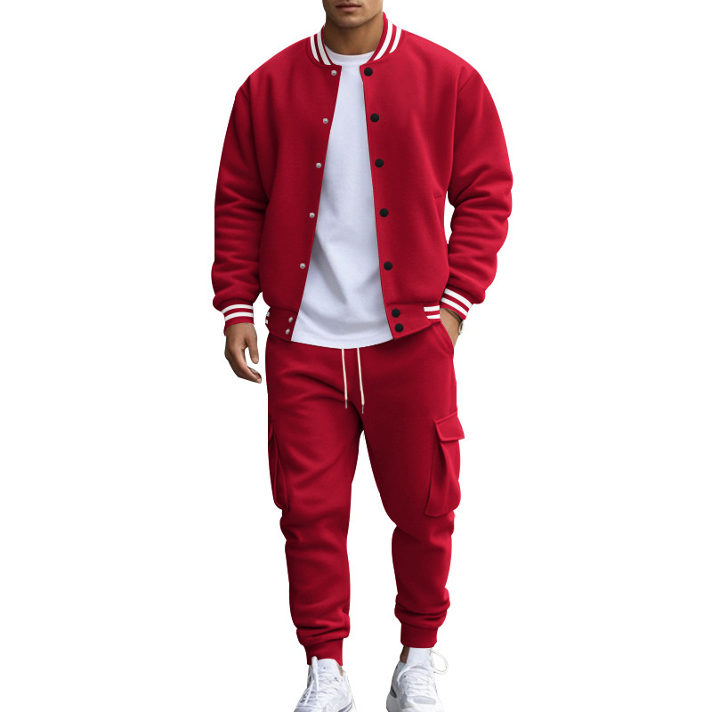 autumn and winter men pullover hoodie Tracksuits jogging pants two piece Set hip hop sportswear suit fashion trendy designer sweatsuit