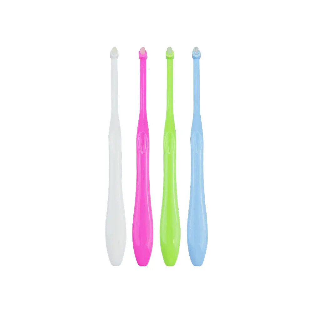 3 orthodontic toothbrushes tufted bristles end soft decorative oral care 250325