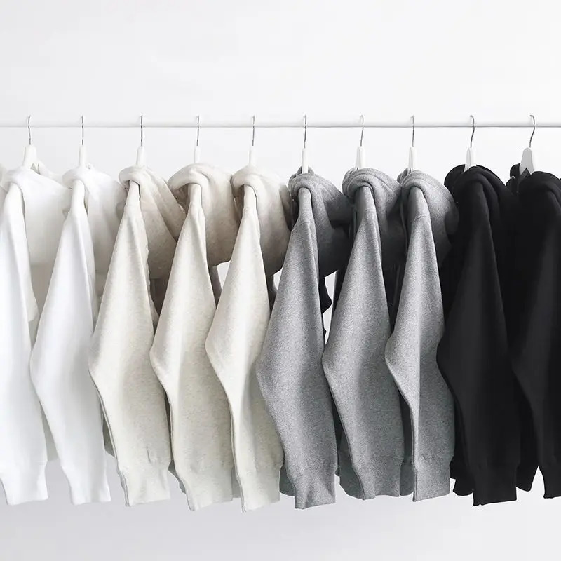 Fashion Menswear Europe and The United States Bieber Hummingbird Print Loose Round Neck Plus Fleece Hoodie Personality 250321