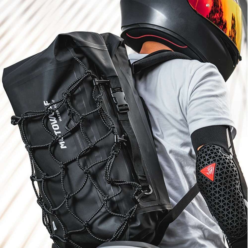 Men Women Waterproof Full Face Backpack Rider Reflective Travel Bag Motorcycle Helmet Bags