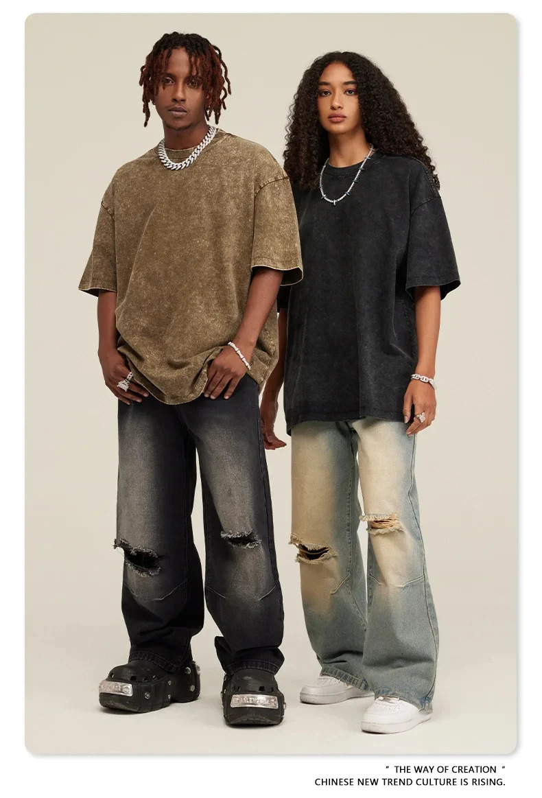 Y2K Style Printed T-shirt Mens T-shirt 100% Cotton Fabric Comfortable and Energetic Summer Street Style Short-sleeved T-shirt 250402