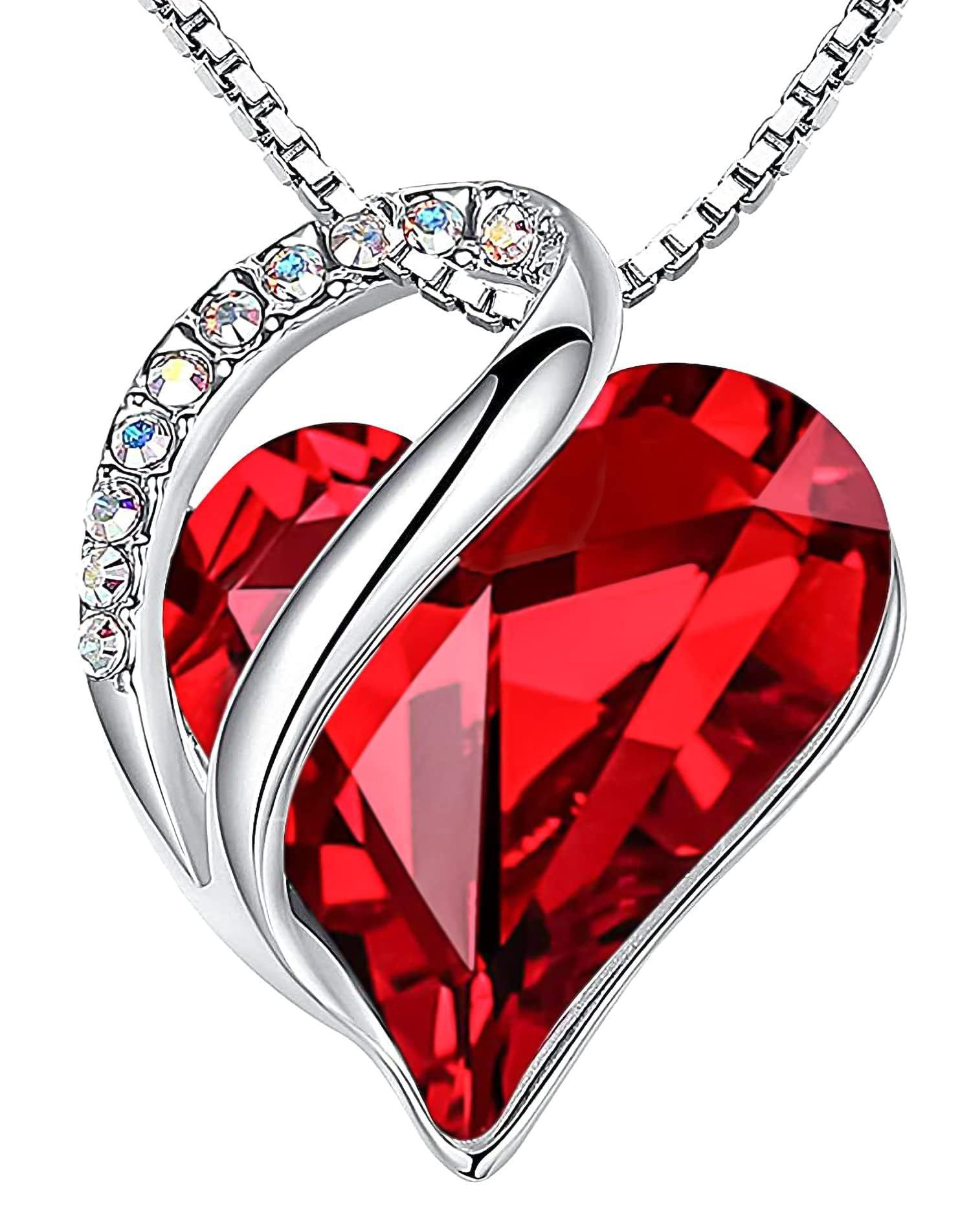 moissanite chain women collarbone designer necklace pendant designer jewlery for women luxury jewelry women Simple Heart shaped Crystal Necklace Penda - view 8