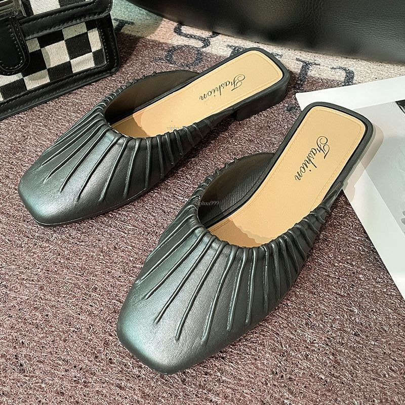 New Designer Sandals With Free Shipping Lazy Baotou Half Four Seasons Outdoorfashion Waterproof Korean Edition Internet Red Single Shoes Women's 