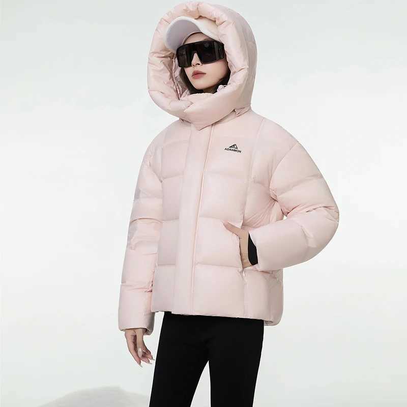Women Fashion Short Down Jacket Filled with 95 white Duck Down Warm Puffer Coat Winter Outdoor Comfortable Casual Outerwear J251104
