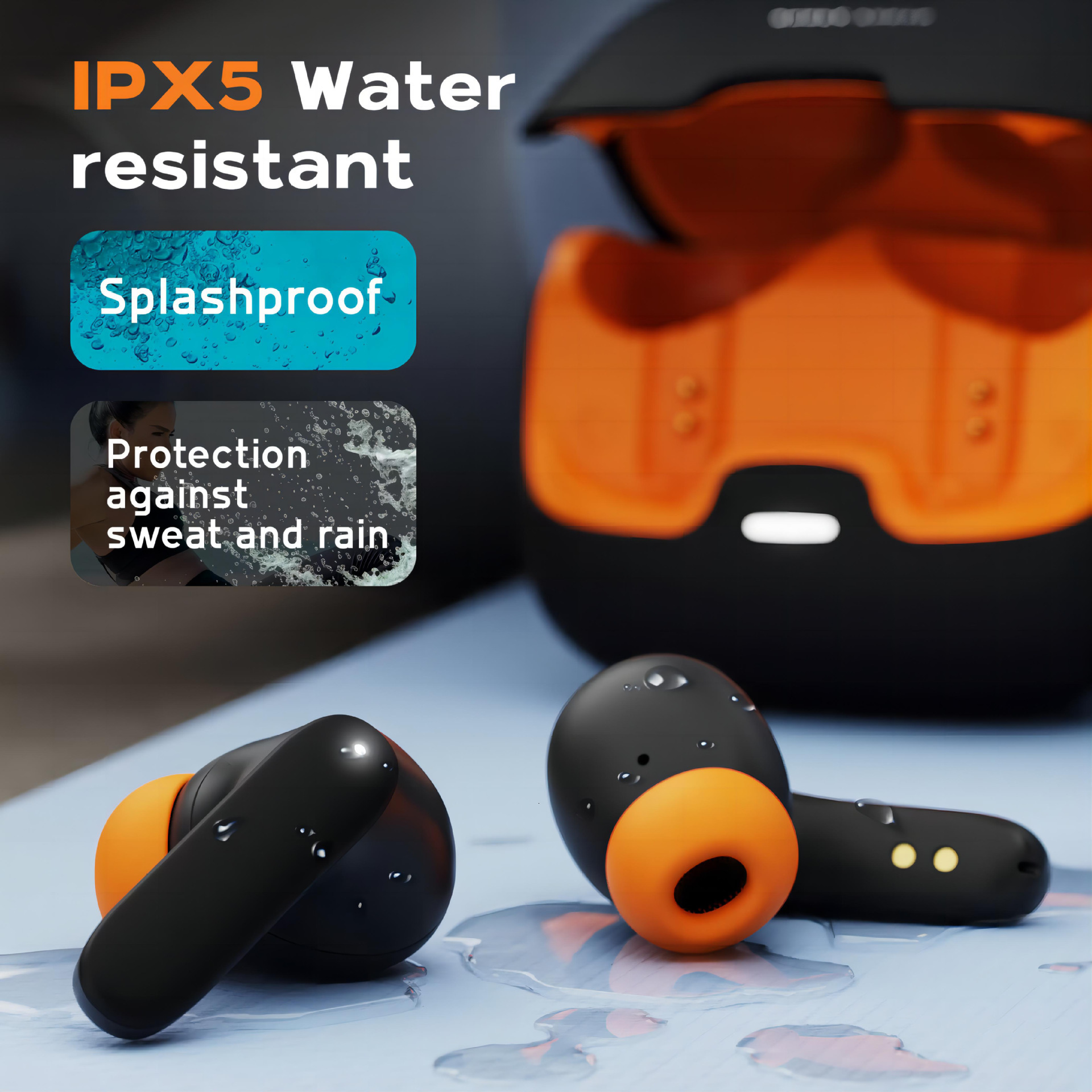 Yiwante Private Model Z40Pro Four microphone ENC Noise Reduction Low latency Dual Wireless TWS In ear Bluetooth Earphones
