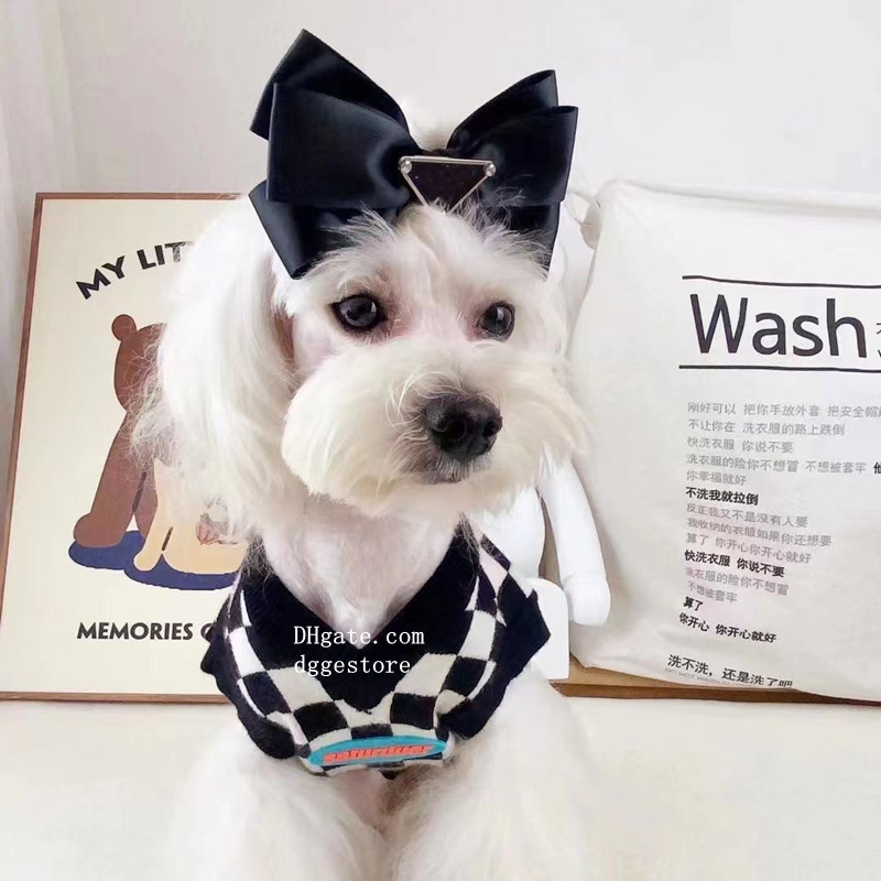 free shipping Designer Dog Bows with Alligator and Triangle Decoration for Small Medium Dogs Bowknot Clips Cat Puppy Yorkshire Grooming Hair Accessori