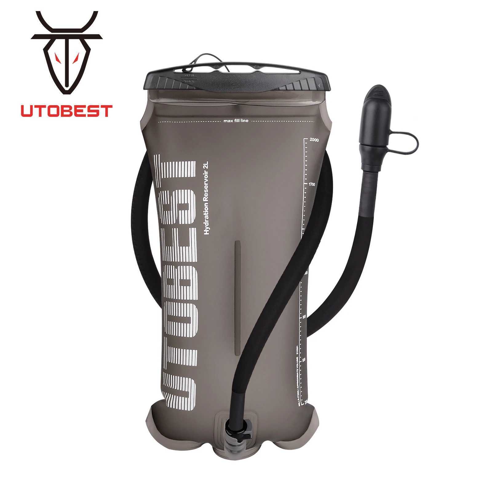 UTOBEST 1.5L/2L/3L Water Bladder Hydration Pack Reservoir TPU Water Storage Bag for Camping Cycling Running HikingC250403