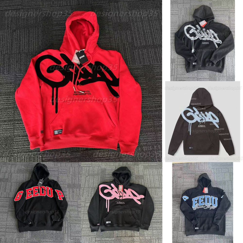 designer GEEDUP casual hoodie cotton jacket 2025 Mens Tracksuits Top Tracksuit Towel embroideries Hoodie Womens Hoodies fashion Pants 5A About 1 month in advance 65