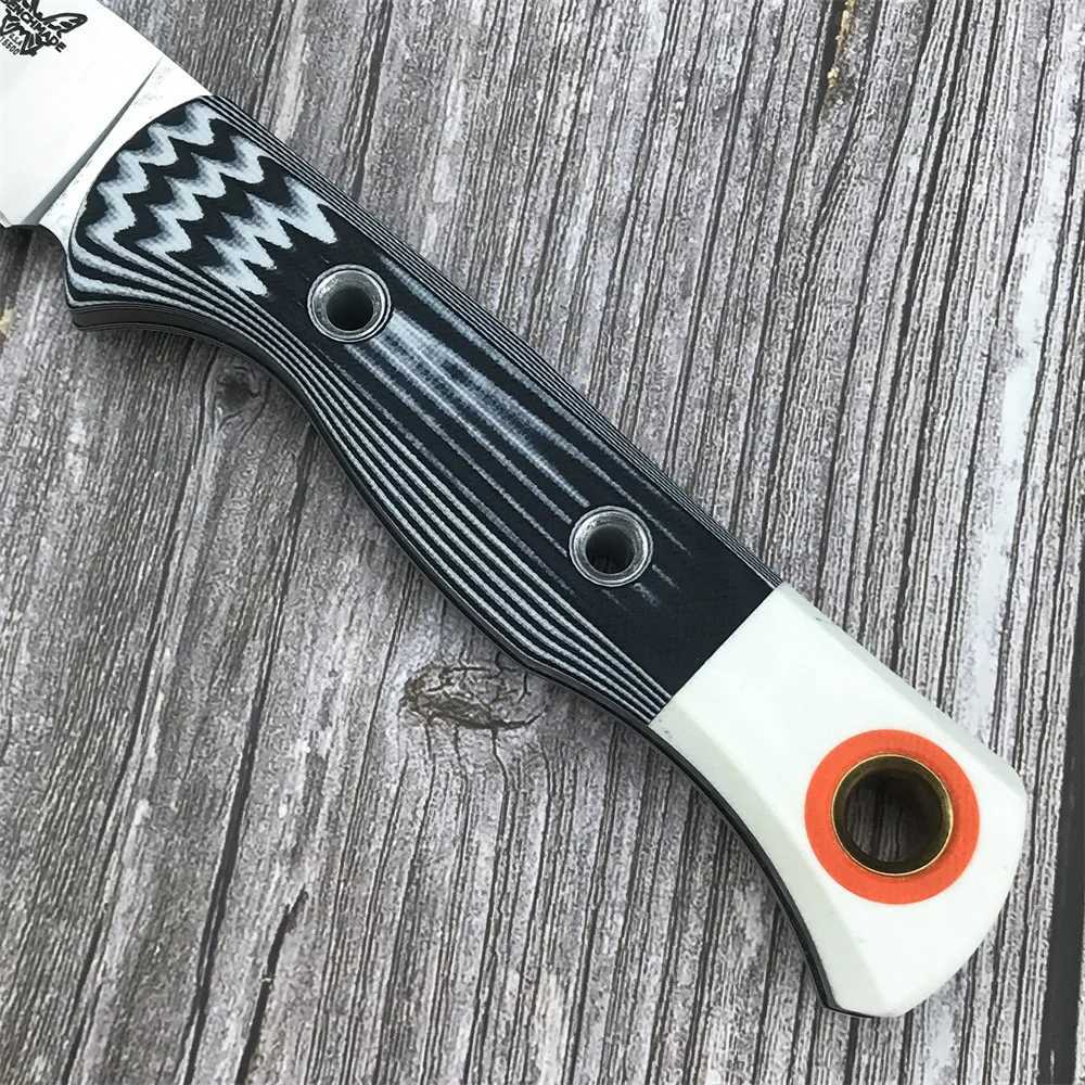 BM Knives 15500-1K Fixed Knife S45VN Blade Steel Made Hunt Meatcrafter G10 Handle Outdoor Camping hot Hunting Pocket ToolC250403