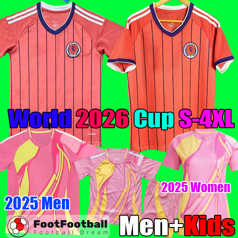 S-4XL 2026 Scotland Soccer Jerseys 2025 2026 Football Shirt ROBERTSON McTominay McGREGOR Camisetas de Futbol men Kids Kit uniforms set tops