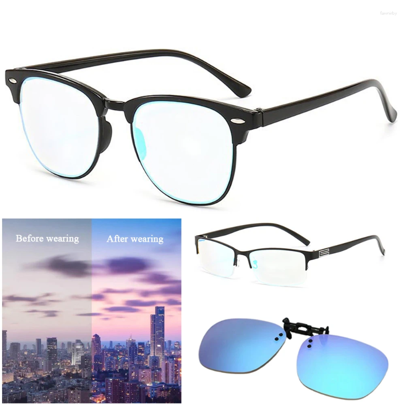 Sunglasses Weakness Red Green Color Blindness Corrective Cat Eye Eyeglasses Outdoor Colorblind Glasses ColorblindUV400