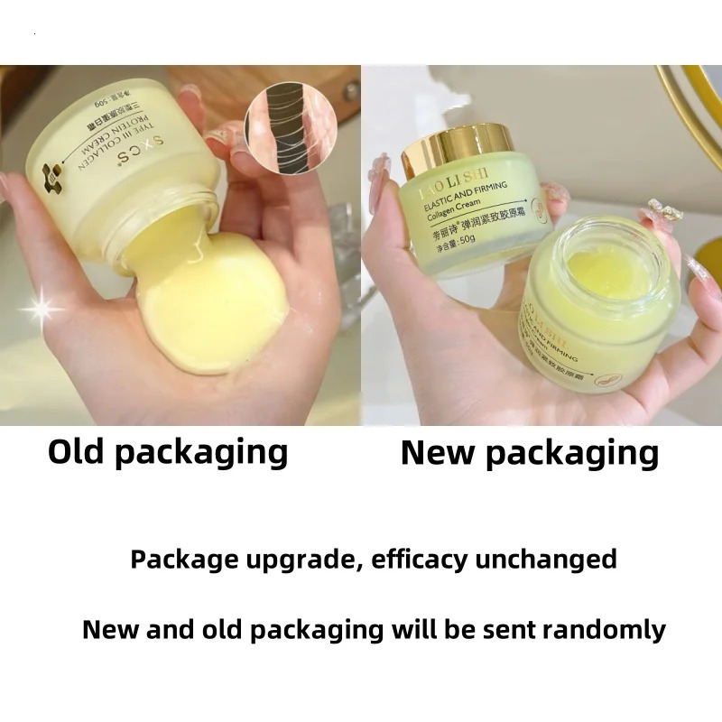 Type III Collagen Protein Cream for Face Lightens Fine Lines Tightens and Brightens Skin Korean Skin Care 251030