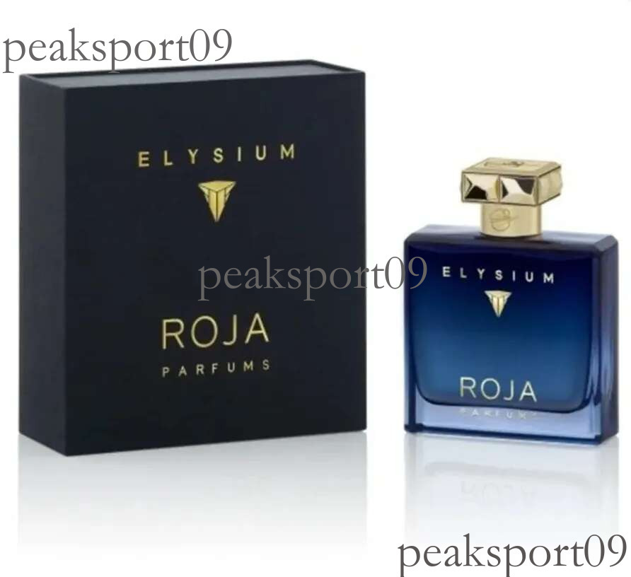 RJ Perfume 100ml Roja Elysium Parfums Long Lasting Smell Lemon Fruity ral Fragrance Cologne Elixir Spray