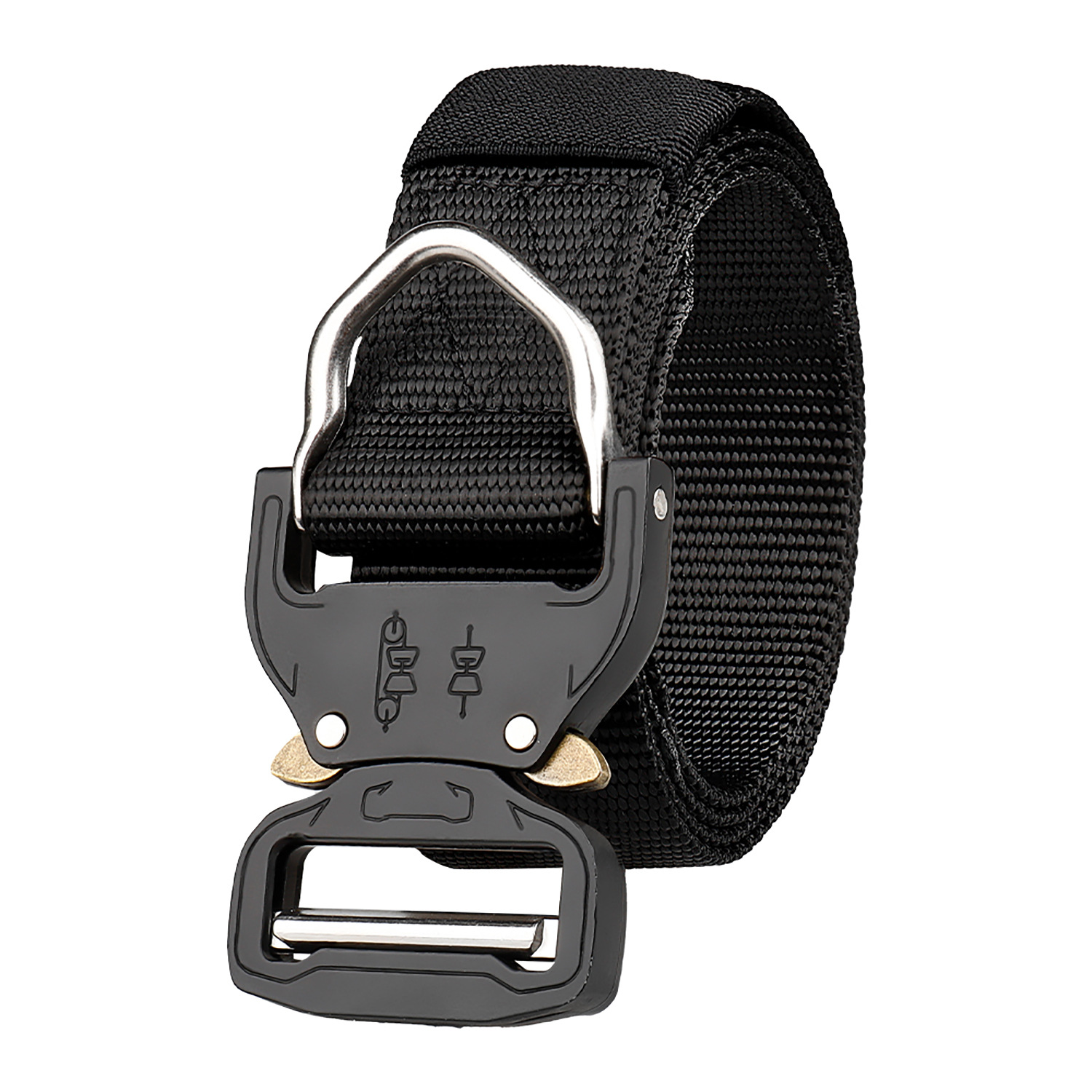 buckle Tactical Belt Cobra Alloy Nylon Belt designer luxury belt men belts for men designer belt ceinture luxe ceinture uomo brown belt homme Automati - view 8