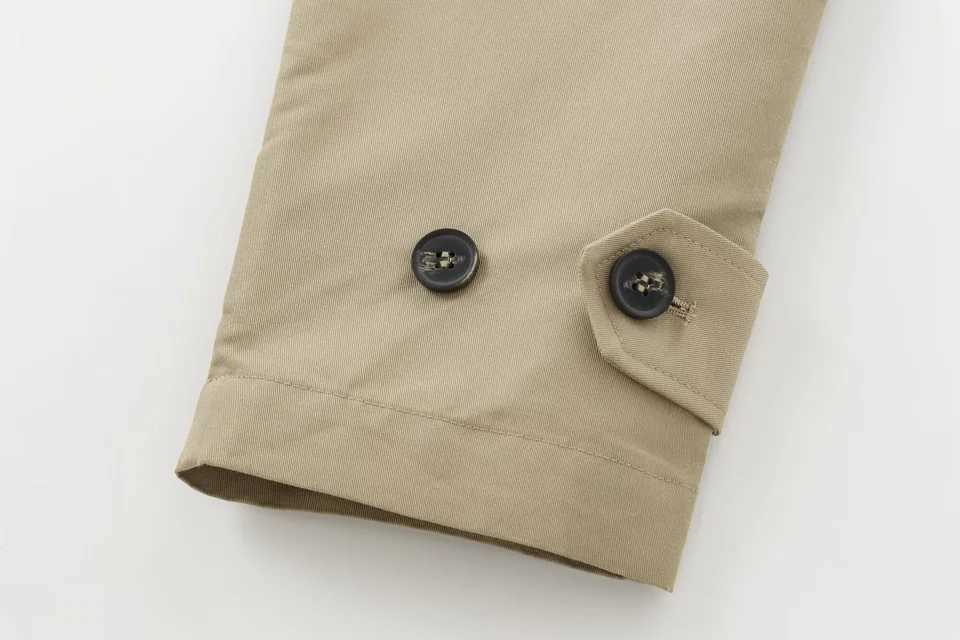 2025 autumn new womens suit collar windbreaker style long sleeve doublebreasted elegant jacket short coat J251103