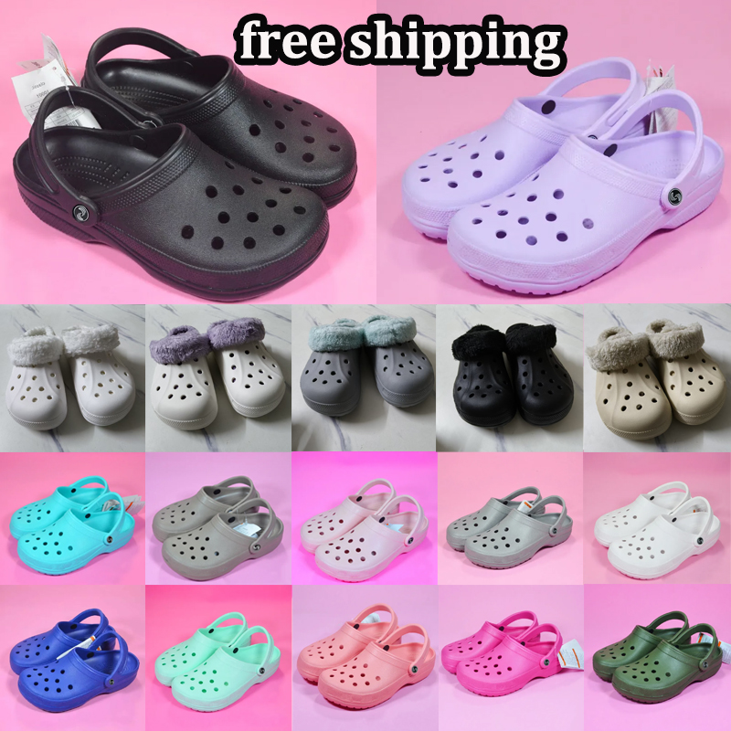 free shipping designer sandals women men slippers beach waterproof shoes outdoors beach casual shoes triple black white pink