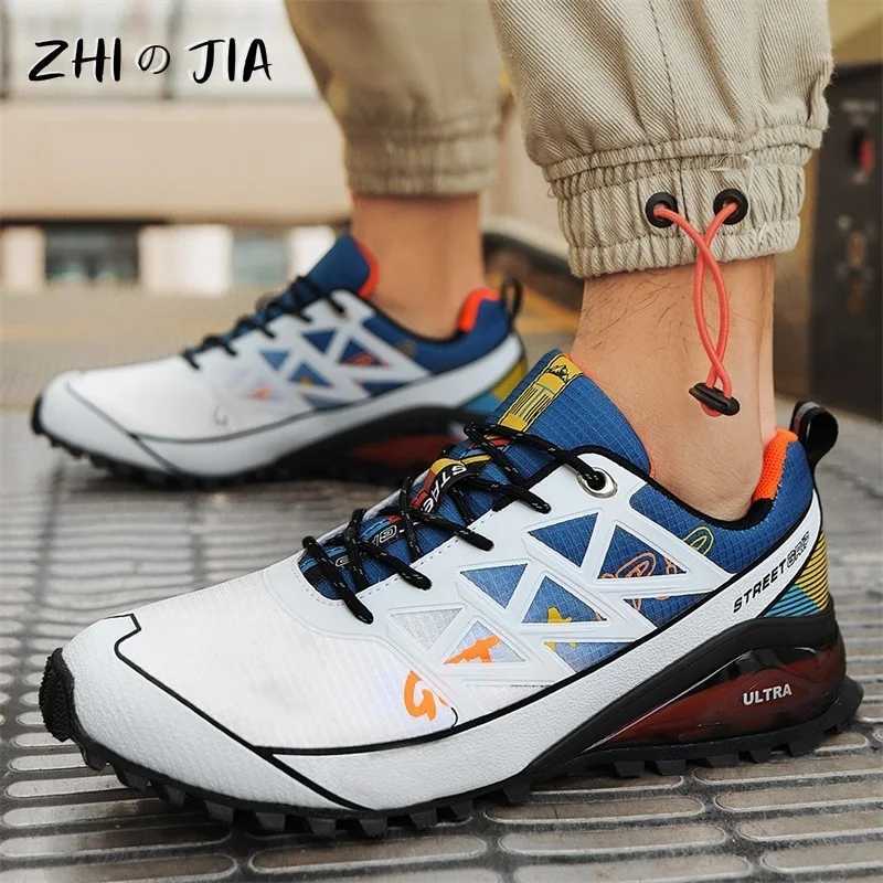 Mens 40-50 oversized popular low top sports shoes anti slip and durable mountain shoes mesh breathable and fashionable casual shoes Z250403