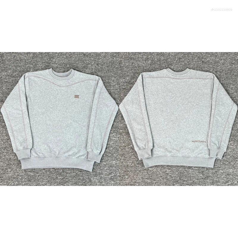 KROEN Business Attire Men's Pants Kroen Sweatpants Daily Loose Retro Street Hip Hop Embroidery Patchwork Drawstring Casual Men Women Trousers