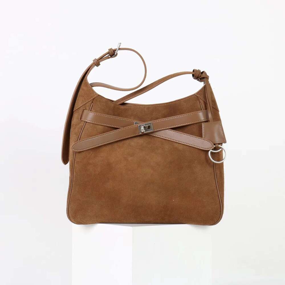 Luxury Bag Designer's New Versatile Patchwork Matte Cross Body Bag One Shoulder Bucket High-end Commuter Large Capacity Bag