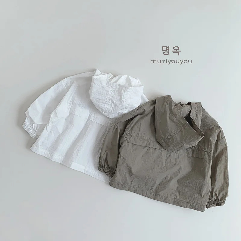 6080 Childrens Sunscreen Clothing 2025 Summer Korean Baby Boys Thin Open Skirt Air Conditioning Top 250325