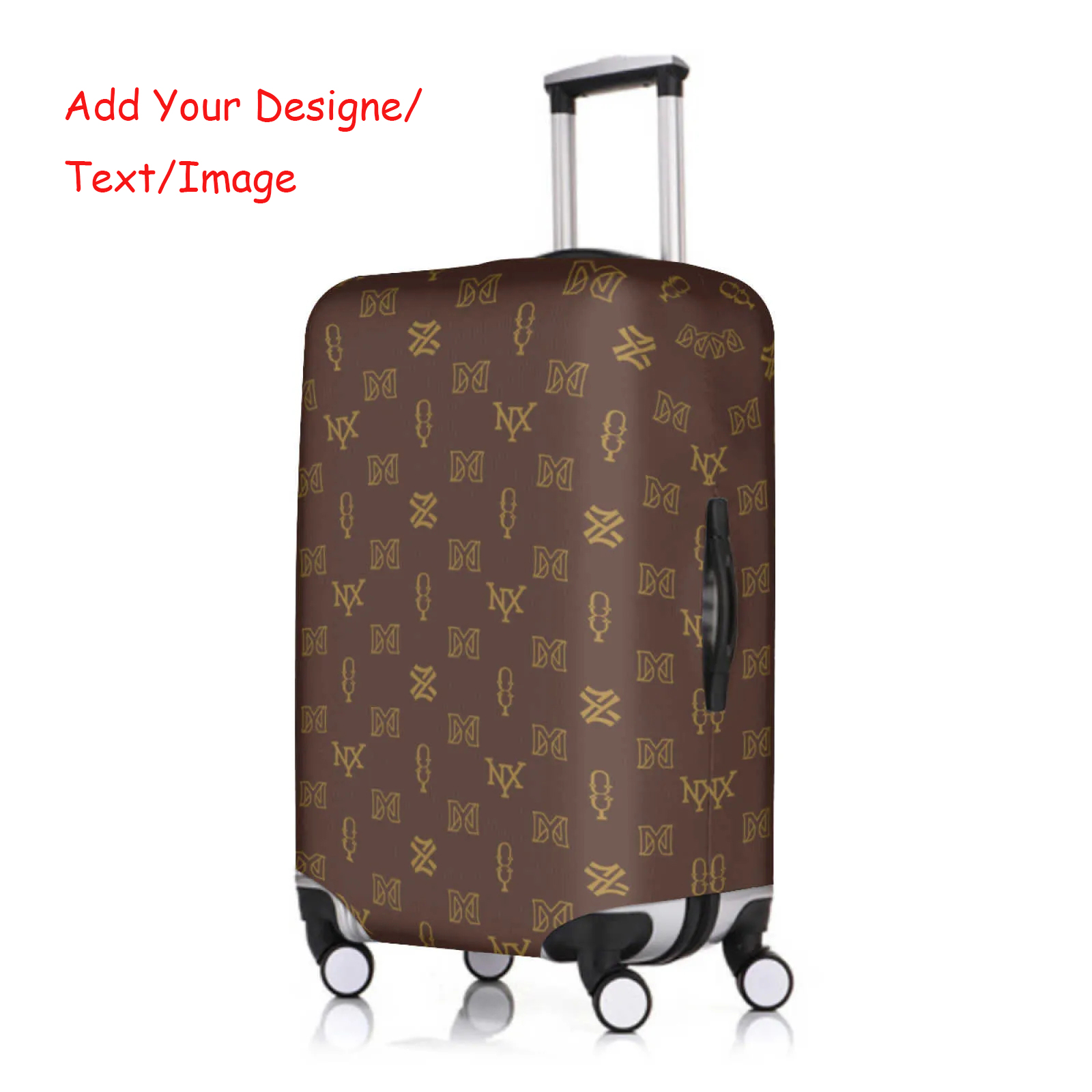 NXY Custom Classic Travel Luggage Cover Women Men Luxury Designer Dust Cover Protector Thickened Suitcase Covers Suitable 19-32 Inch 250424