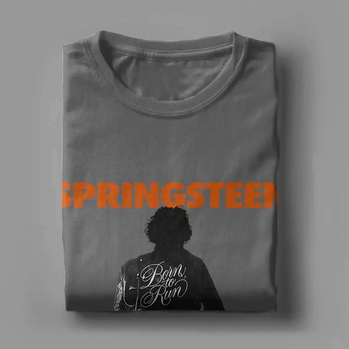 Men's Bruces The E Street Band Springsteens T Shirts Cotton Clothing Fashion Short Sleeve Crewneck Tees New Arrival T-Shirts