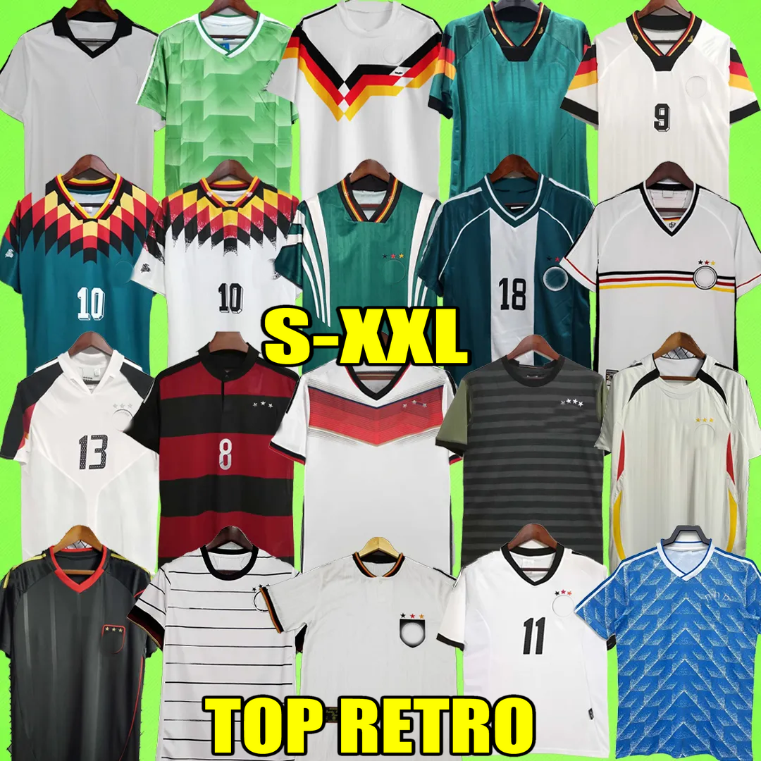 Matthaus World cup 1990 1998 1988 1996 GermanyS Retro Littbarski Soccer Jersey KLINSMANN 2006 2014 shirts KALKBRENNER 1996 2004 Hassler Bierhoff KLOSE Voller