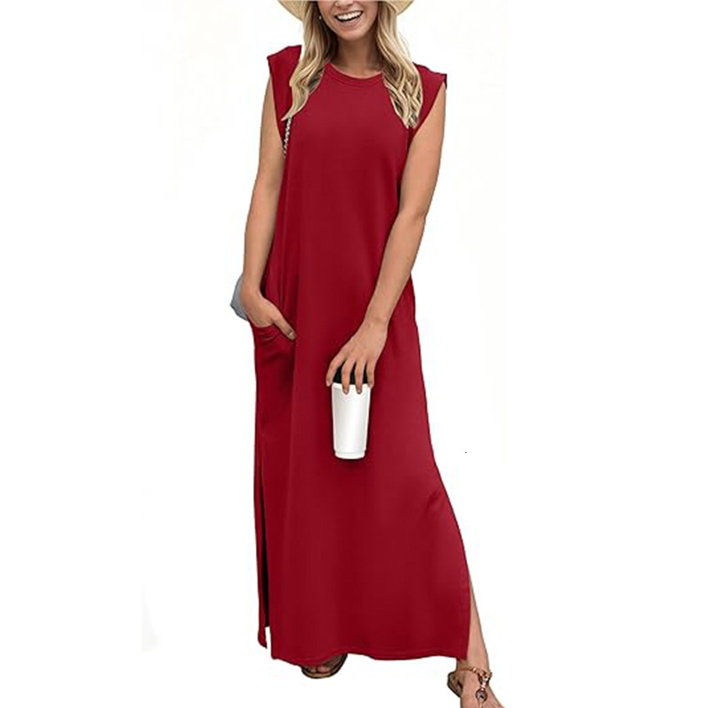 2025 Spring/Summer Womens Casual Loose Long Dress