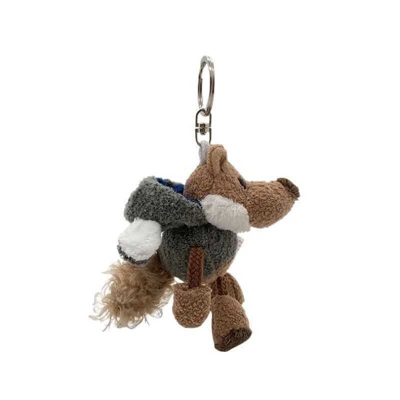 1-5PCS Plush Keychain Toy Cartoon Plush Doll Mini Keychain Pendant for Backpack Holiday Gifts Christmas Decorations C251104