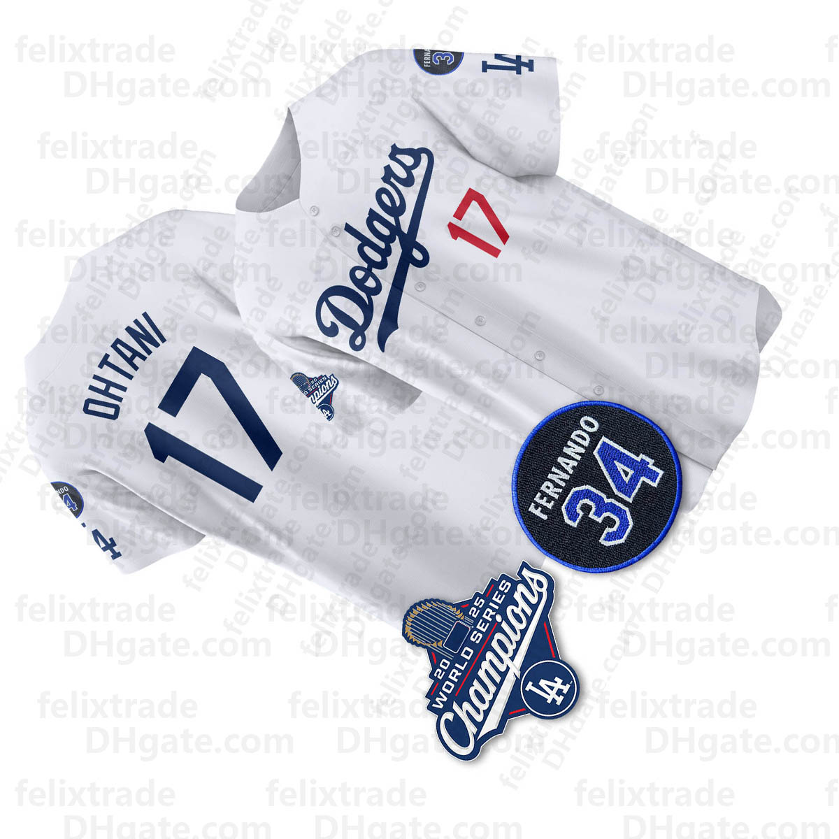 17 Shohei Ohtani Dodgers 2025 champion World Series Jerseys Yoshinobu Yamamoto Enrique Hernandez Freddie Freeman Mookie Betts Roki Sasaki custom
