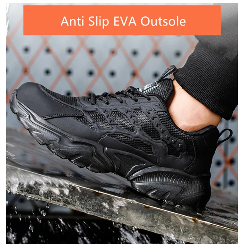 white work shoes lightweight comfortable safety shoes man women work shoes with a steel toe puncture proof safety work sneakers 251030