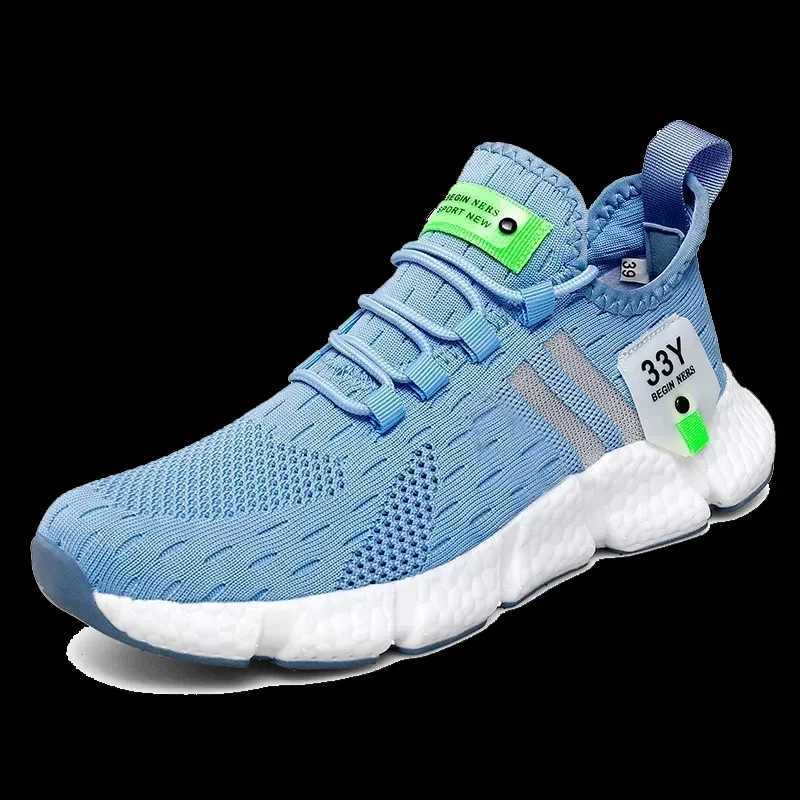 Mens Sneakers Summer Mesh Breathable Casual Shoes Light Soft-soled Running Shoes for Men Unisex Jogging Tenis Walking Shoes Z250403
