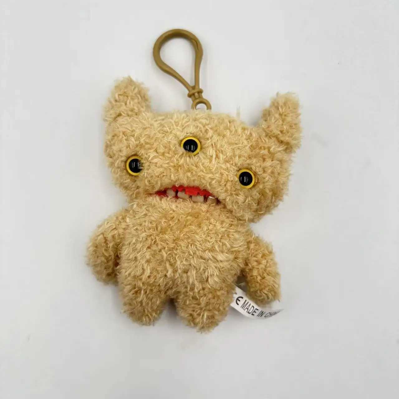 12cm Fuggler Funny Ugly Monster Plush Toy Keychain Kawaii Fugg Doll Monster Rabbits Cute Stuffed Peluche Dolls Pendants Gift KidW251103
