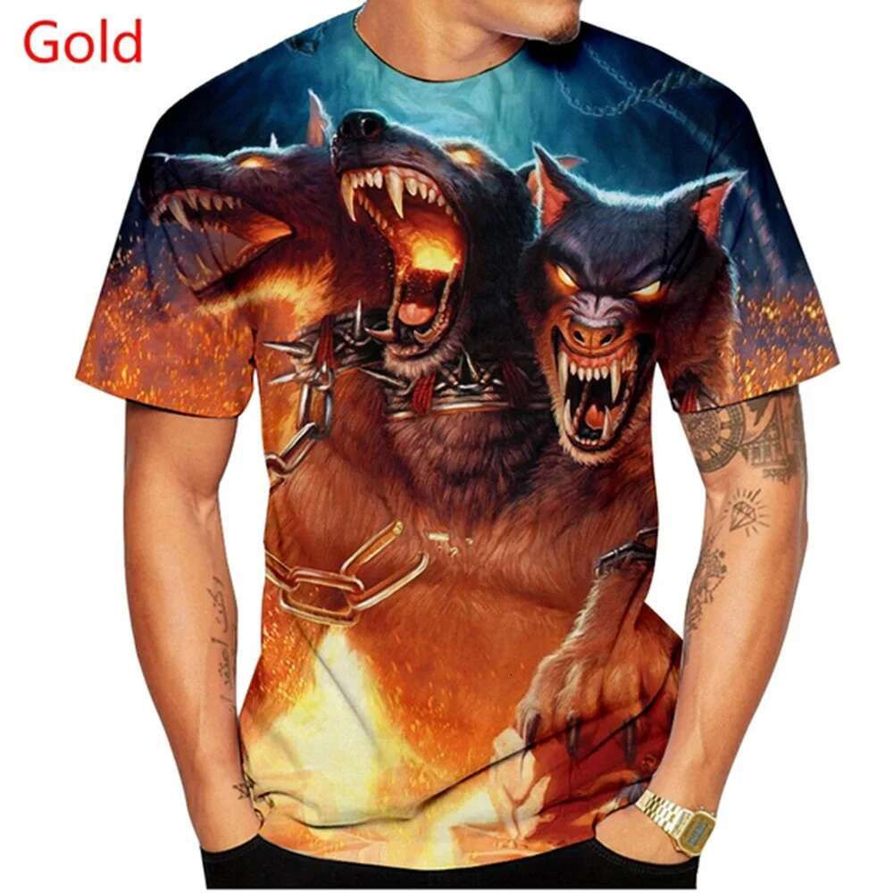 New Fashion Lovers 3D Printed Family Wolf Personalized 16 Style Blue and Colorful Menwomen T-shirt