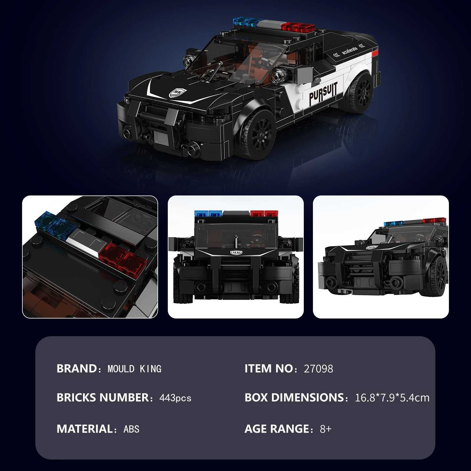 MOULD KING 27097 27098 27099 Sports Racing Car SC63 FR499P Model Building Block with Display Box Brick Assembly Xmas Gift C251104